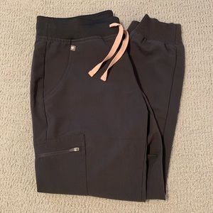 Figs Zamora Joggers Small Petite Charcoal